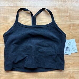 Beyond Yoga Black Strappy Crop Brami
